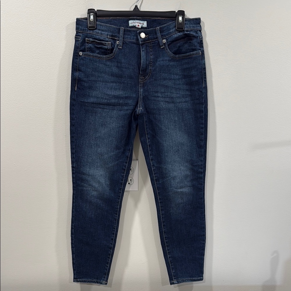 Lucky Brand Blue Ankle Cropped Jeans Size 8/29 EUC